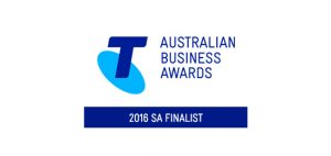 Telstra Business Awards logo Adelaide