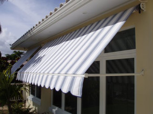 Traditional Drop Arm Window Awnings Adelaide