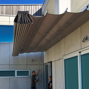 The Ripple Pleated Awning